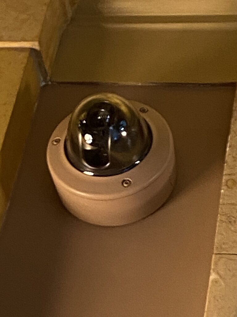 Vandal-resistant dome security camera