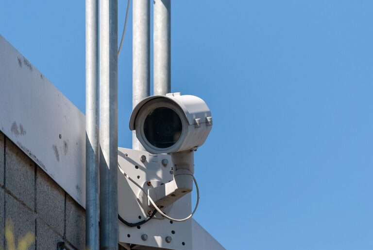 Wall-mounted security camera